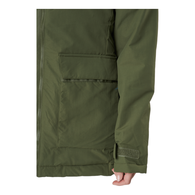 ADIDAS W Hooded Parka Focus Olive 5 ADIDAS W Hooded Parka Focus Olive - Bilde 5