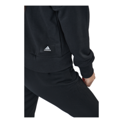 Adidas Sportswear Three Bar Hoodie Black -Billig Jakker butikk 60538 21 005