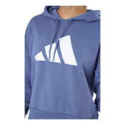 Adidas Sportswear Three Bar Hoodie Orbit Violet -Billig Jakker butikk 60538 22 004