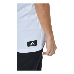 Adidas Sportswear Three Bar T-Shirt White -Billig Jakker butikk 60538 27 005