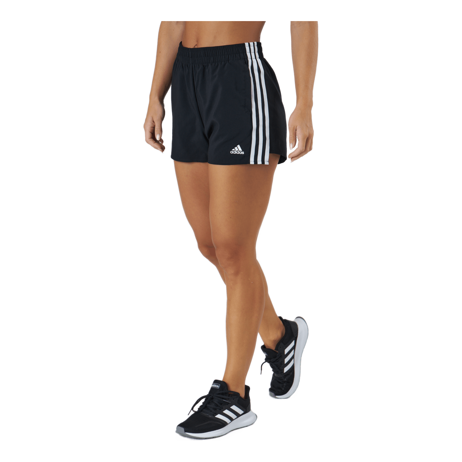ADIDAS Woven 3-Stripes Sport Shorts Black / White 2 ADIDAS Woven 3-Stripes Sport Shorts Black / White - Bilde 2