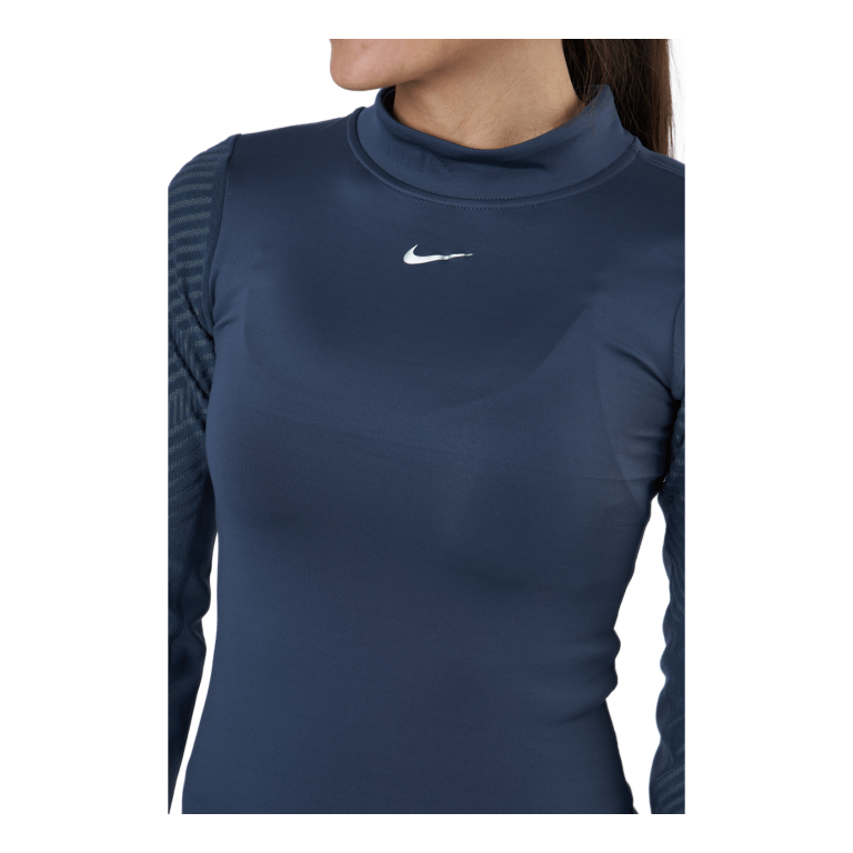 Nike Pro Therma-fit Adv Women's Lon Thunder Blue/metallic Silver 4 Nike Pro Therma-fit Adv Women's Lon Thunder Blue/metallic Silver - Bilde 4