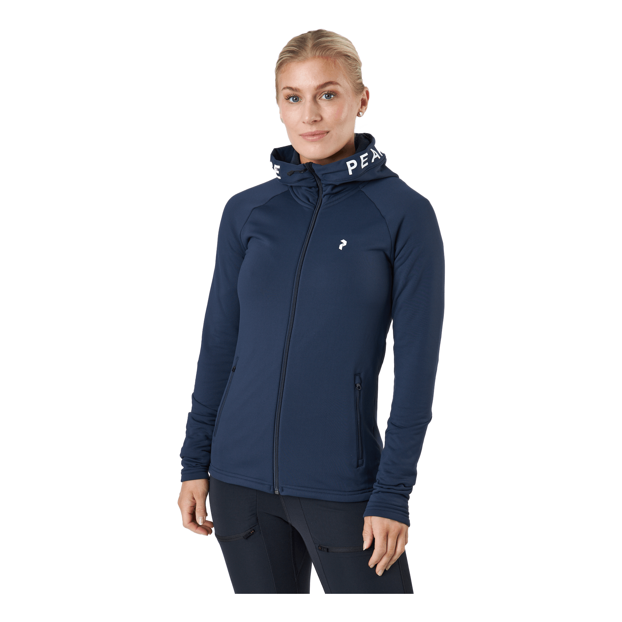 Peak Performance W Rider Zip Hood Blue Shadow 1 Peak Performance W Rider Zip Hood Blue Shadow