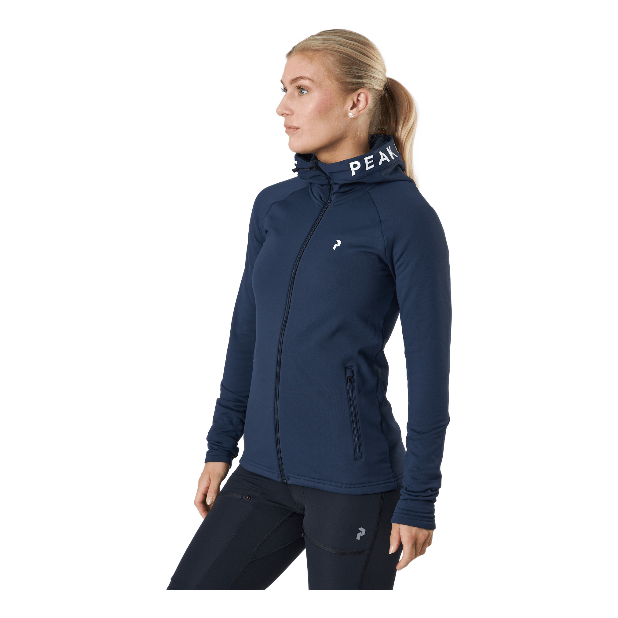Peak Performance W Rider Zip Hood Blue Shadow 2 Peak Performance W Rider Zip Hood Blue Shadow - Bilde 2