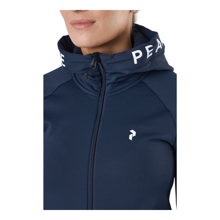 Peak Performance W Rider Zip Hood Blue Shadow 4 Peak Performance W Rider Zip Hood Blue Shadow - Bilde 4