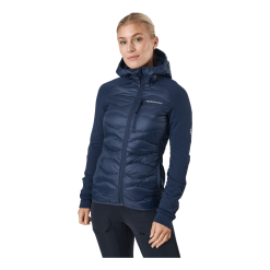 Peak Performance W Helium Down Hybrid Hood Blue Shadow