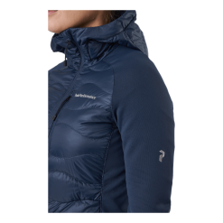 Peak Performance W Helium Down Hybrid Hood Blue Shadow -Billig Jakker butikk 60580 32 005
