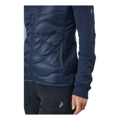 Peak Performance W Helium Down Hybrid Hood Blue Shadow -Billig Jakker butikk 60580 32 006