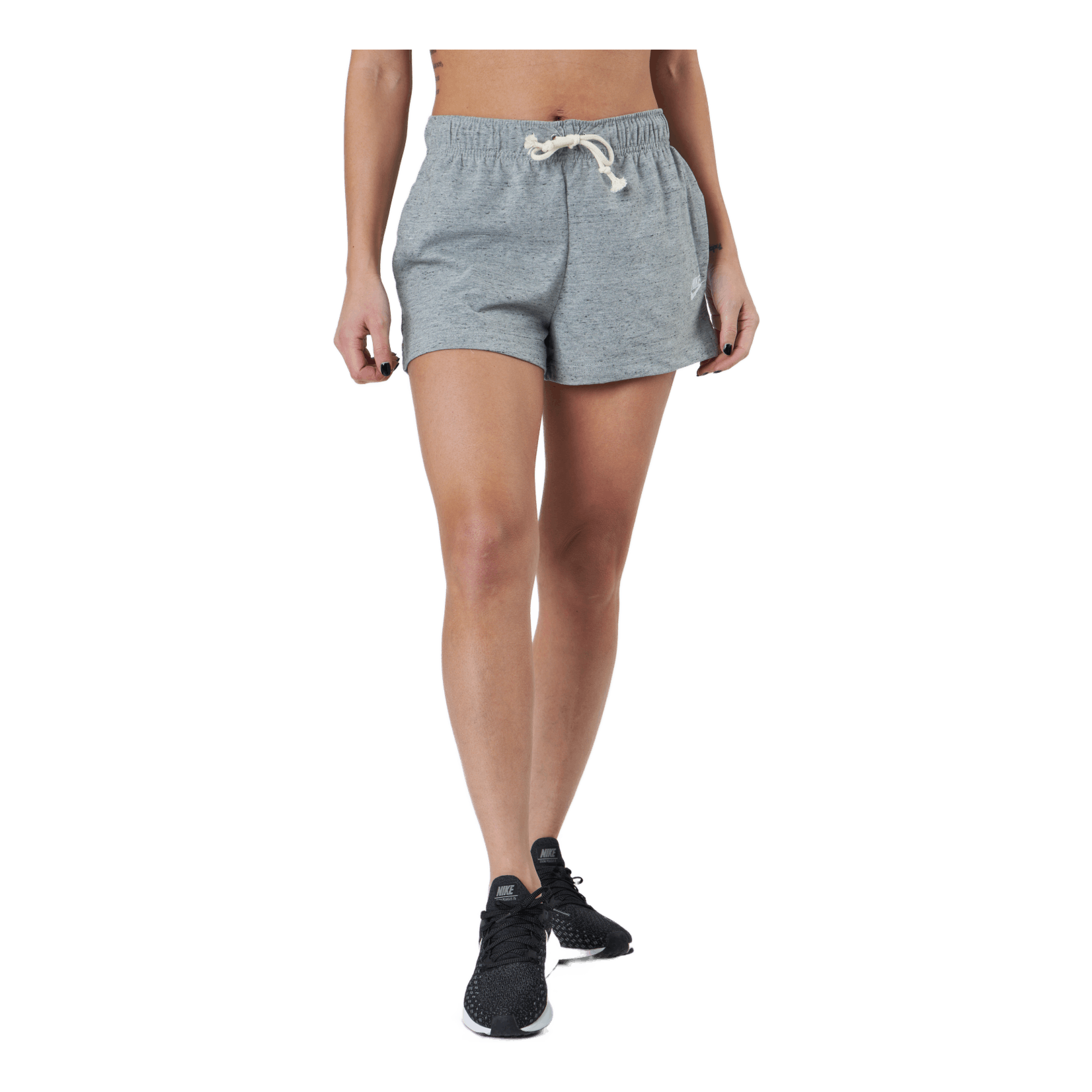 Nike Sportswear Gym Vintage Women's Shorts DK GREY HEATHER/WHITE 1 Nike Sportswear Gym Vintage Women's Shorts DK GREY HEATHER/WHITE