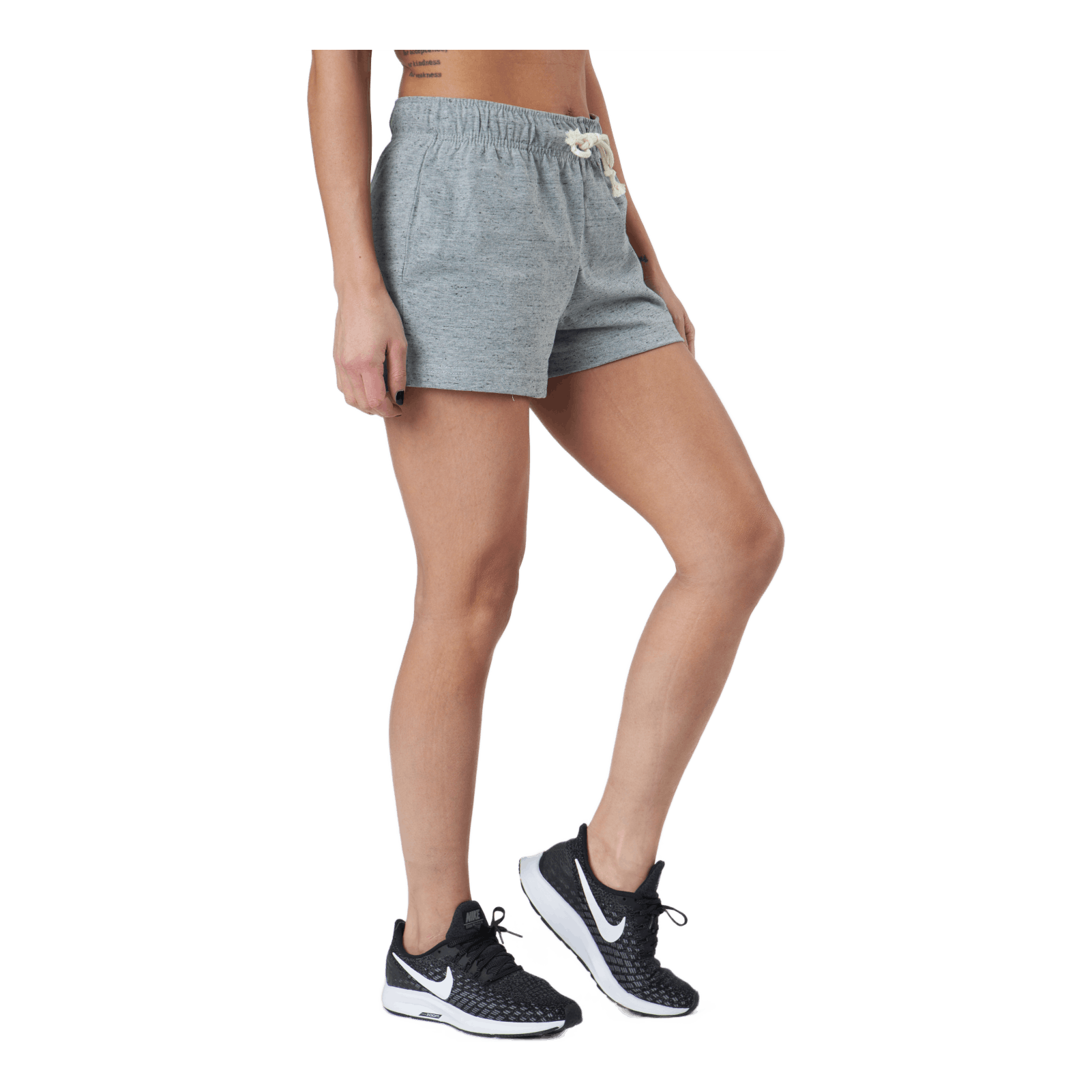Nike Sportswear Gym Vintage Women's Shorts DK GREY HEATHER/WHITE 2 Nike Sportswear Gym Vintage Women's Shorts DK GREY HEATHER/WHITE - Bilde 2