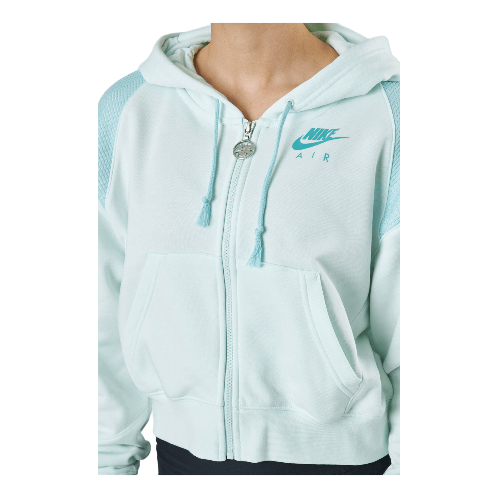 Nike Air Women's Full-zip Flee Barely Green/light Dew/washed 4 Nike Air Women's Full-zip Flee Barely Green/light Dew/washed - Bilde 4
