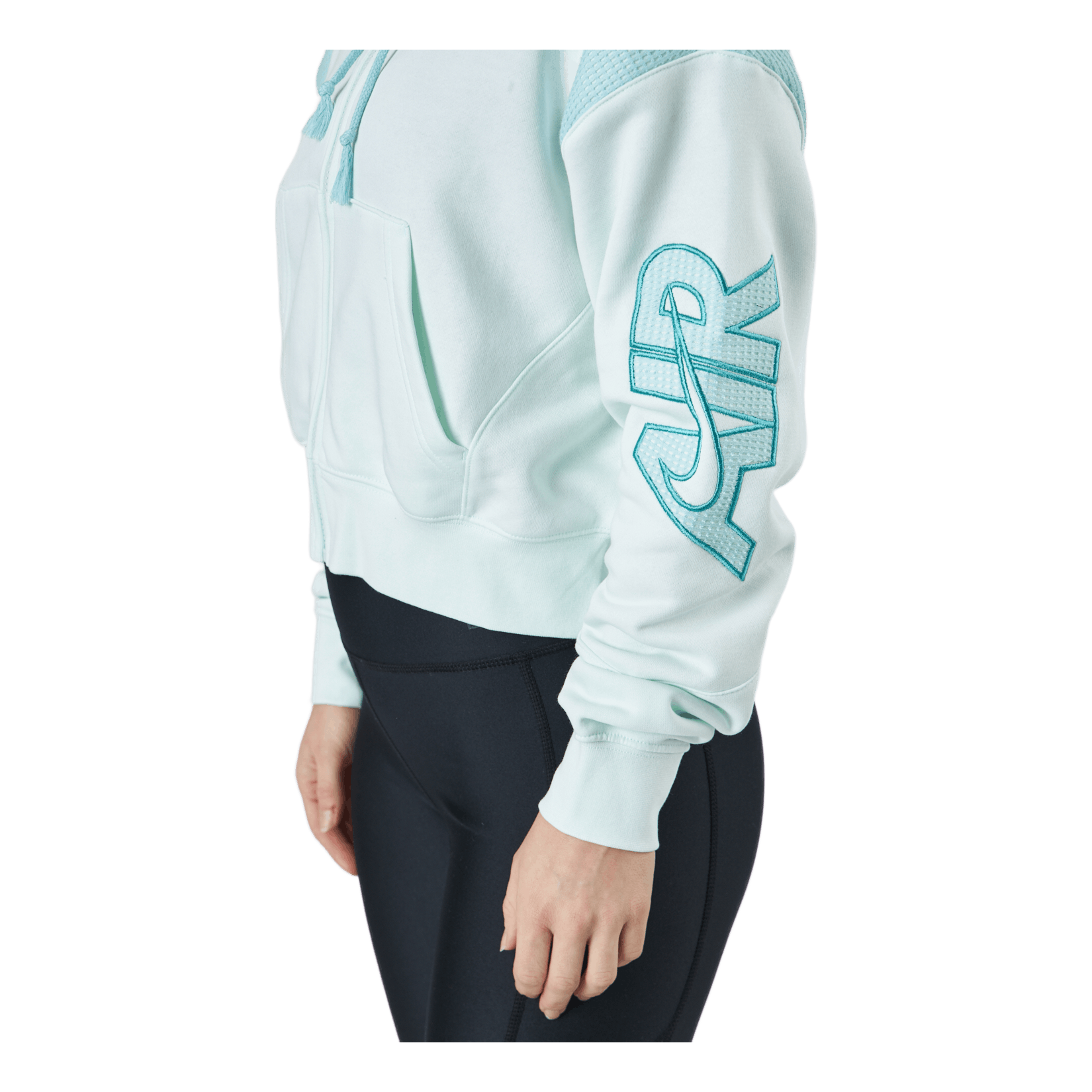 Nike Air Women's Full-zip Flee Barely Green/light Dew/washed 5 Nike Air Women's Full-zip Flee Barely Green/light Dew/washed - Bilde 5