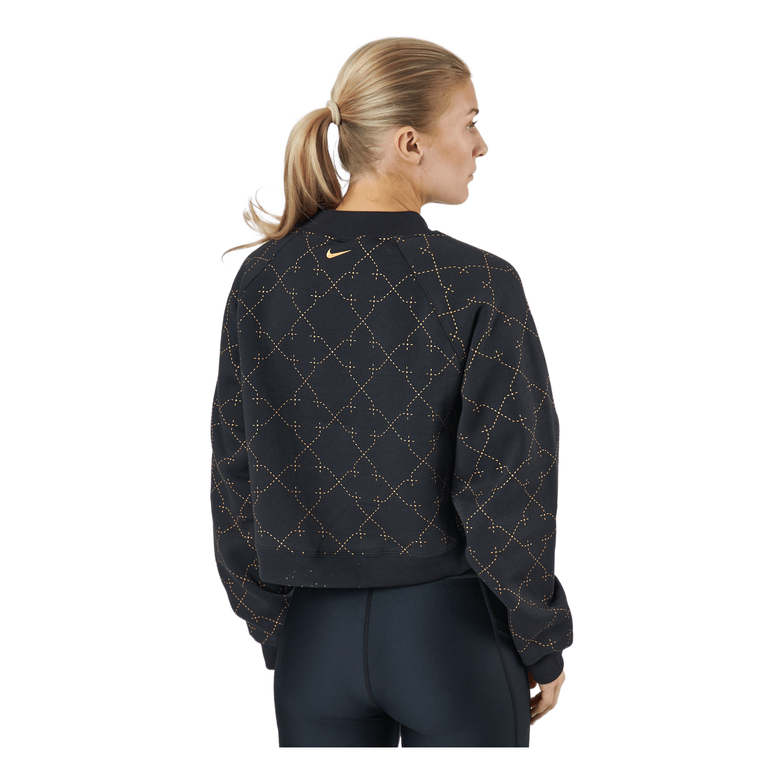 Nike Dri-fit Women's Novelty F Black/metallic Gold 3 Nike Dri-fit Women's Novelty F Black/metallic Gold - Bilde 3