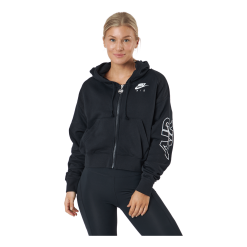 Nike Air Women's Full-zip Flee Black/black/white