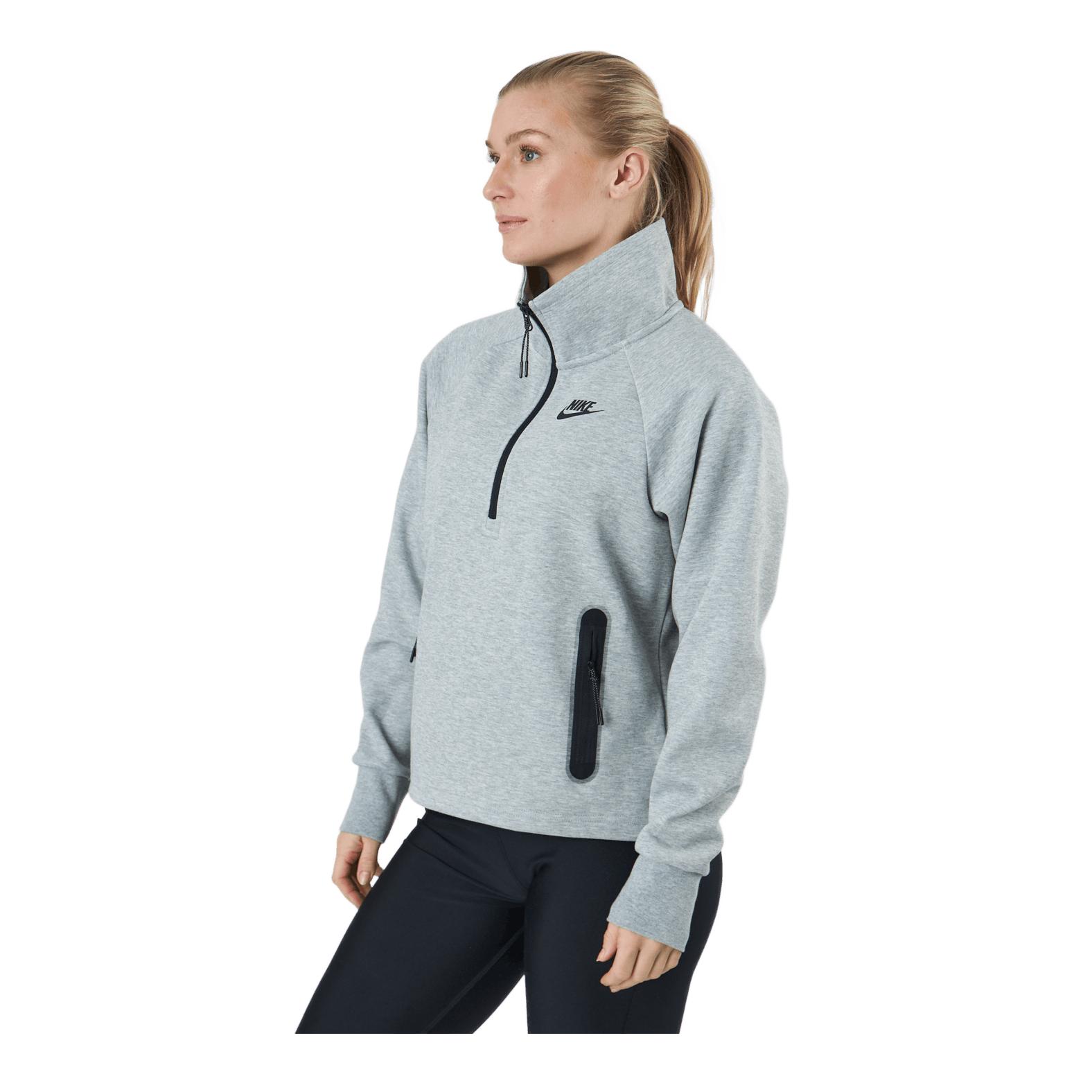 Nike Sportswear Tech Fleece Wo Dk Grey Heather/black 2 Nike Sportswear Tech Fleece Wo Dk Grey Heather/black - Bilde 2