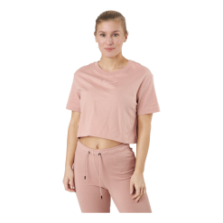 Nike W Nsw Crop Ss Tee Prnt Rose Whisper/white -Billig Jakker butikk 60594 79 001