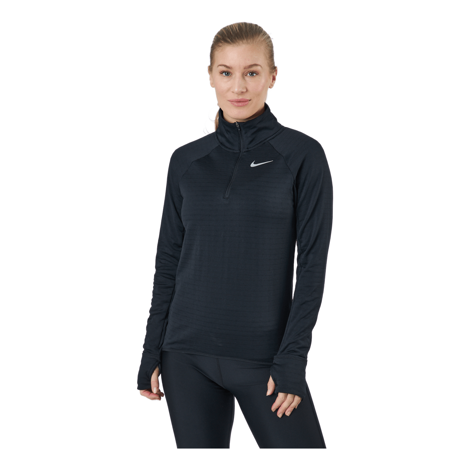 Nike Therma-FIT Element Women's 1/2-Zip Running Top BLACK/REFLECTIVE SILV 1 Nike Therma-FIT Element Women's 1/2-Zip Running Top BLACK/REFLECTIVE SILV