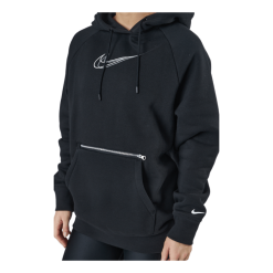 Nike W Nsw Po Hoodie Os Bb Flc Prnt Black/white 7 Nike W Nsw Po Hoodie Os Bb Flc Prnt Black/white -Billig Jakker butikk 60595 24 004