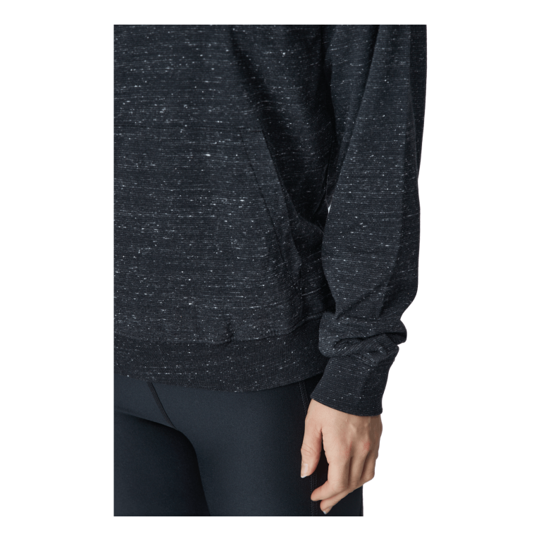 Nike Sportswear Gym Vintage Women's Pullover Hoodie BLACK/WHITE 4 Nike Sportswear Gym Vintage Women's Pullover Hoodie BLACK/WHITE - Bilde 4