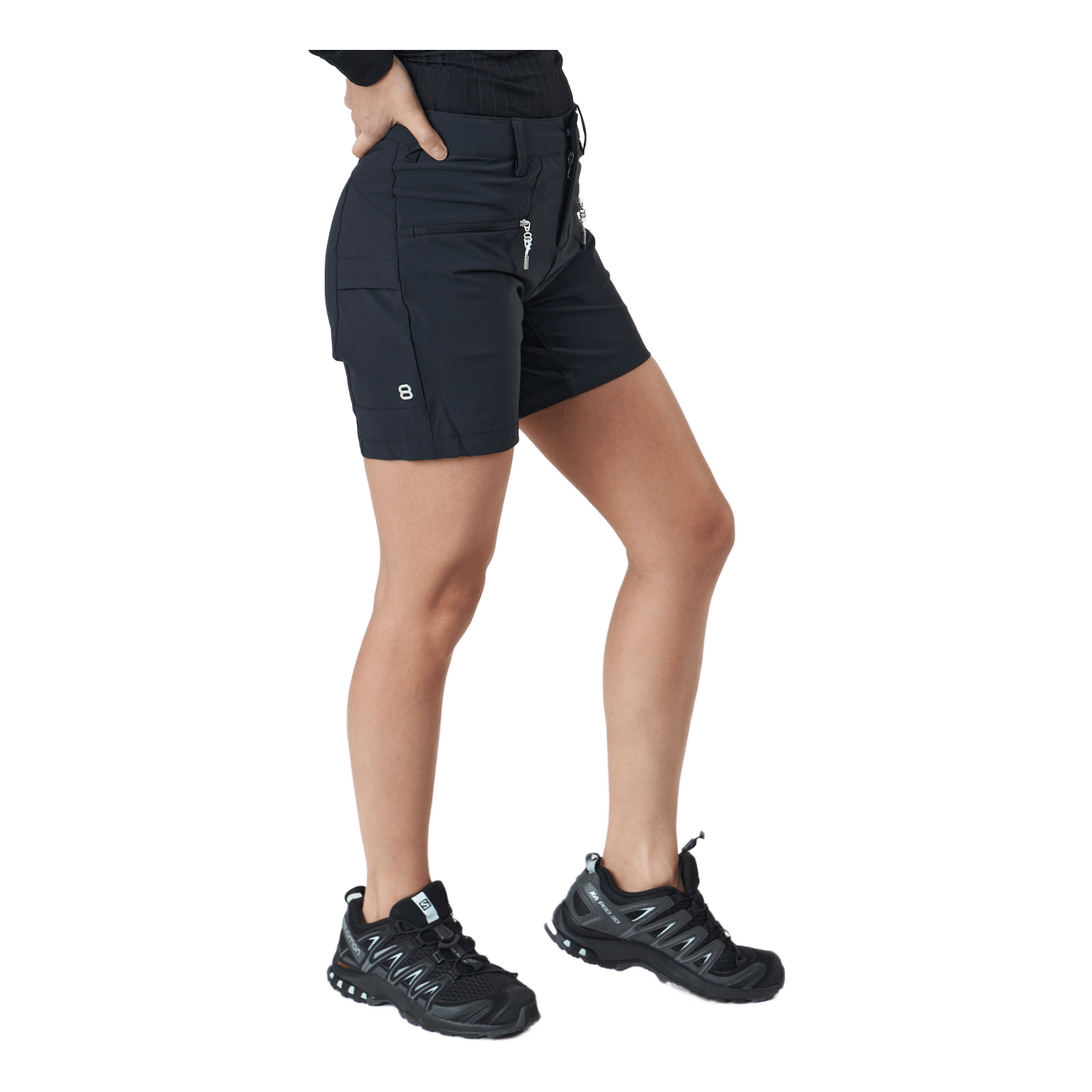 8848 Altitude Tibesti W Shorts Black 2 8848 Altitude Tibesti W Shorts Black - Bilde 2