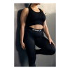 BLACC Rib Seamless Crop Top Black