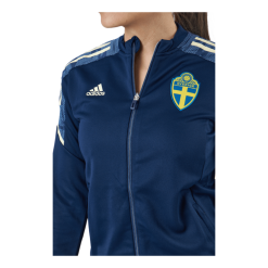 ADIDAS Svff Tk Jkt W Team Navy Blue/easy Yellow -Billig Jakker butikk 60611 13 004