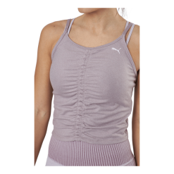 Puma Studio Foundation Ruched Tank Quail Heather -Billig Jakker butikk 60667 82 005