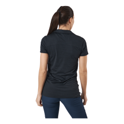 PUMA Golf W Cloudspun Coast Polo Puma Black Heather -Billig Jakker butikk 60670 18 003