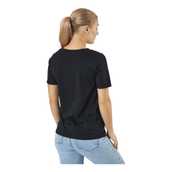 Pieces Pcria Ss V-neck Solid Tee Bc Black -Billig Jakker butikk 60672 78 003