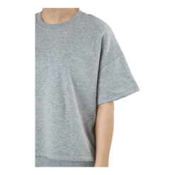 Pieces Pcchilli Summer 2/4 Loose Swea Light Grey Melange -Billig Jakker butikk 60672 85 004