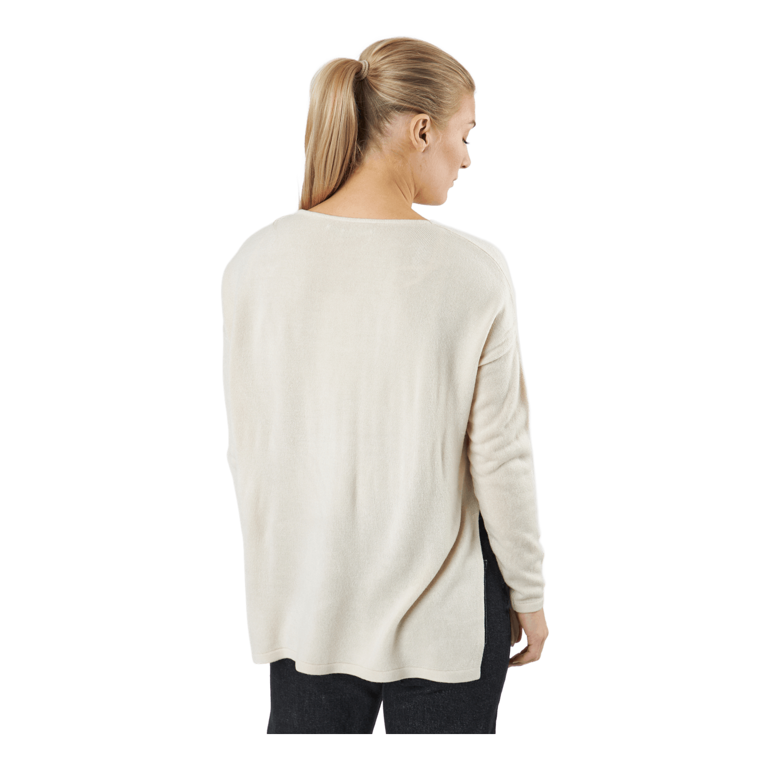 ONLY Onlamalia L/s V-neck Pullover Pumice Stone 3 ONLY Onlamalia L/s V-neck Pullover Pumice Stone - Bilde 3