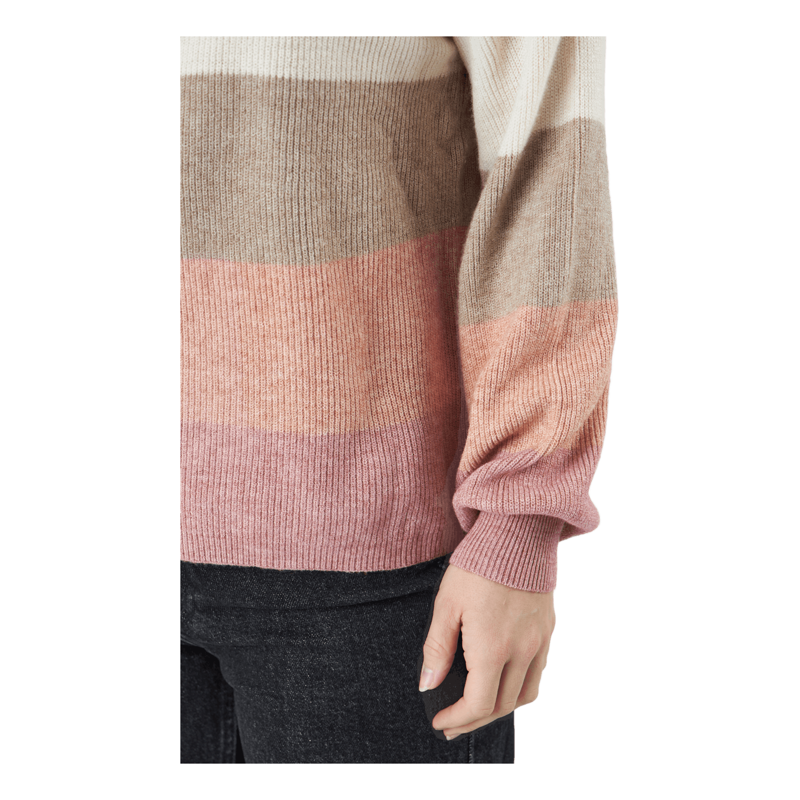 ONLY Onlatia L/s Stripe Pullover Kn Dusty Rose 5 ONLY Onlatia L/s Stripe Pullover Kn Dusty Rose - Bilde 5