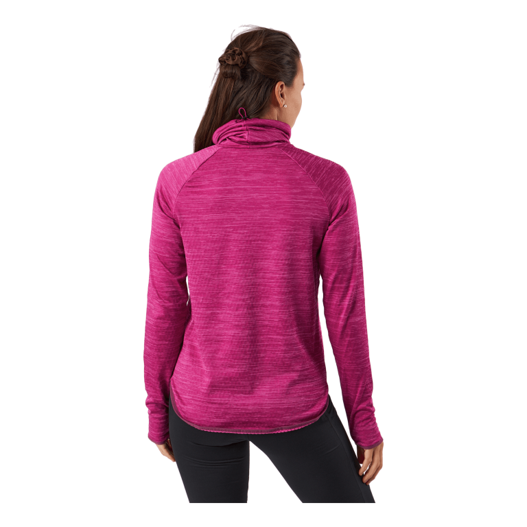 Odlo Mid Layer Run Easy Warm Festival Fuchsia Melange 3 Odlo Mid Layer Run Easy Warm Festival Fuchsia Melange - Bilde 3