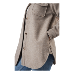 Pieces Judy Shacket Fossil 9 Pieces Judy Shacket Fossil -Billig Jakker butikk 60702 81 005