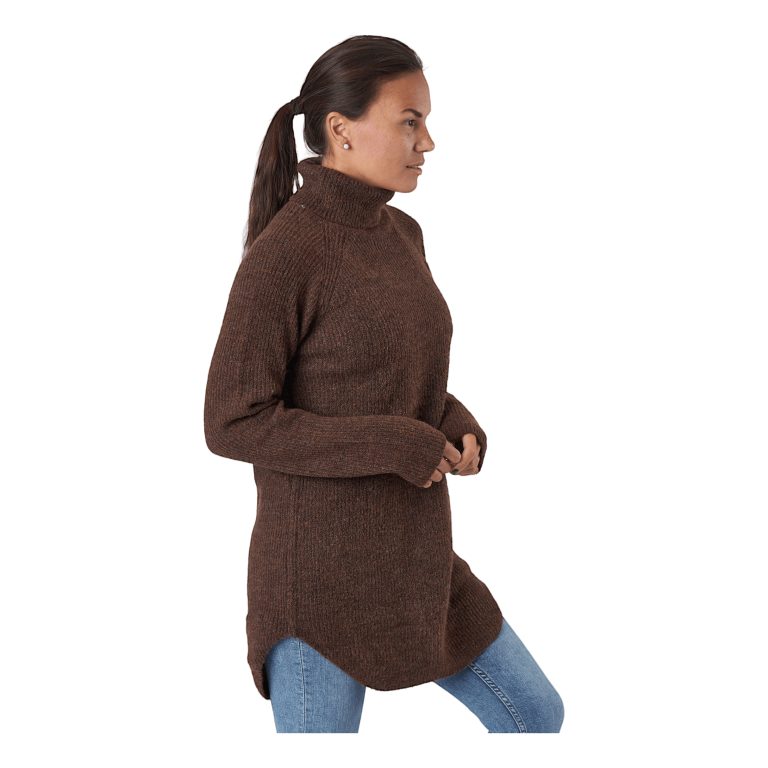 Pieces Ellen Ls Long Knit Chicory Coffee 2 Pieces Ellen Ls Long Knit Chicory Coffee - Bilde 2