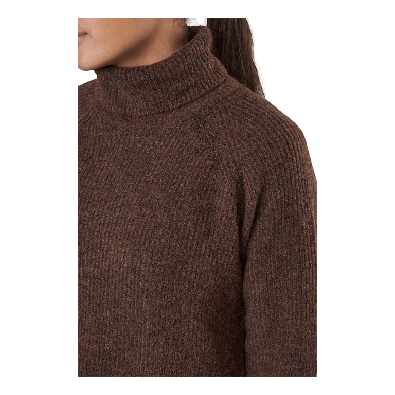 Pieces Ellen Ls Long Knit Chicory Coffee 4 Pieces Ellen Ls Long Knit Chicory Coffee - Bilde 4