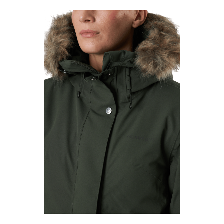 DIDRIKSONS Erika Wns Parka 3 Green 4 DIDRIKSONS Erika Wns Parka 3 Green - Bilde 4
