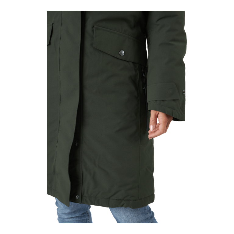 DIDRIKSONS Erika Wns Parka 3 Green 5 DIDRIKSONS Erika Wns Parka 3 Green - Bilde 5
