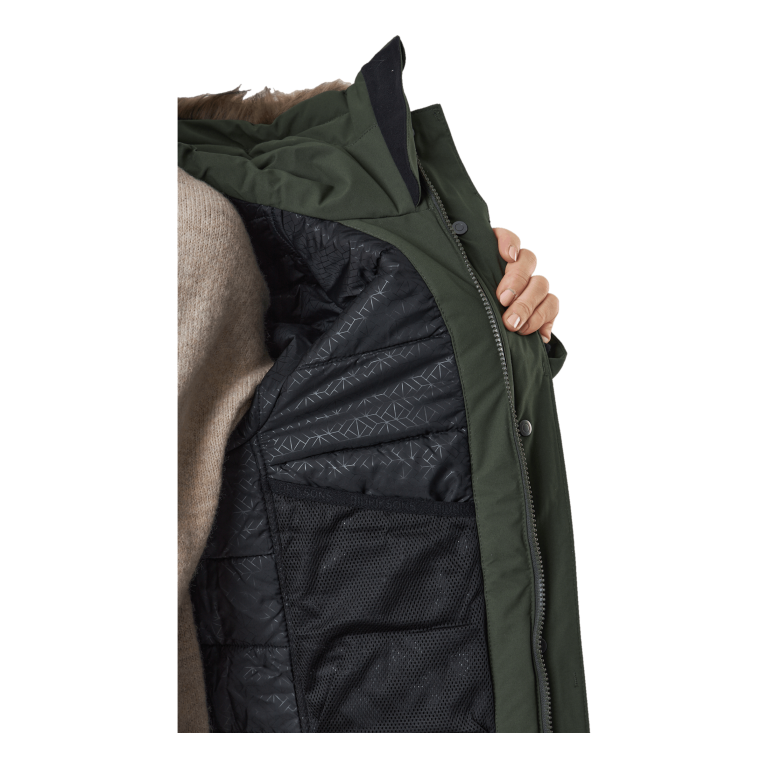 DIDRIKSONS Erika Wns Parka 3 Green 6 DIDRIKSONS Erika Wns Parka 3 Green - Bilde 6