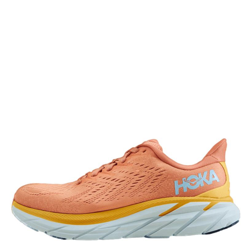 Hoka One One W Clifton 8 Wide Sun Baked / Shell Coral 1 Hoka One One W Clifton 8 Wide Sun Baked / Shell Coral