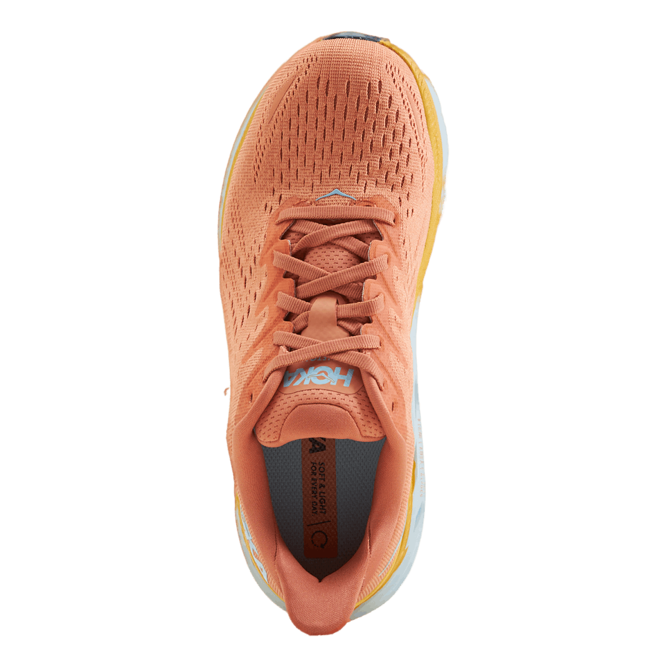Hoka One One W Clifton 8 Wide Sun Baked / Shell Coral 5 Hoka One One W Clifton 8 Wide Sun Baked / Shell Coral - Bilde 5
