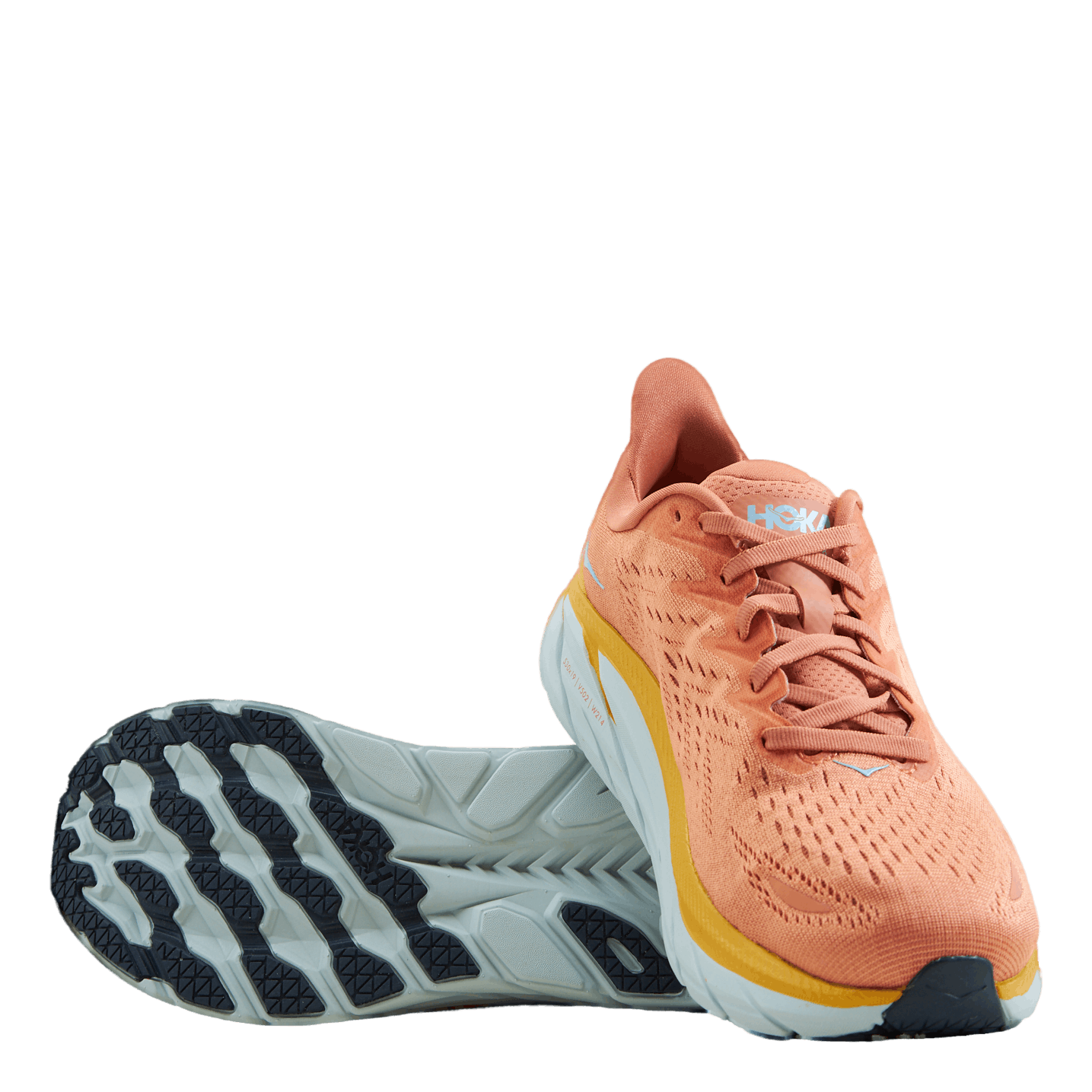 Hoka One One W Clifton 8 Wide Sun Baked / Shell Coral 7 Hoka One One W Clifton 8 Wide Sun Baked / Shell Coral - Bilde 7