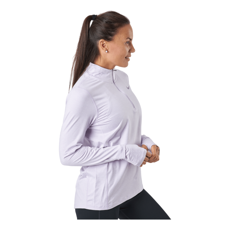 Nike Element Women's 1/2-zip R Doll/barely Grape/htr/reflecti 2 Nike Element Women's 1/2-zip R Doll/barely Grape/htr/reflecti - Bilde 2