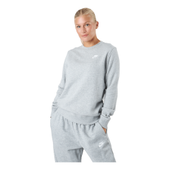 Nike Sportswear Club Fleece Women's Crew DK GREY HEATHER/WHITE