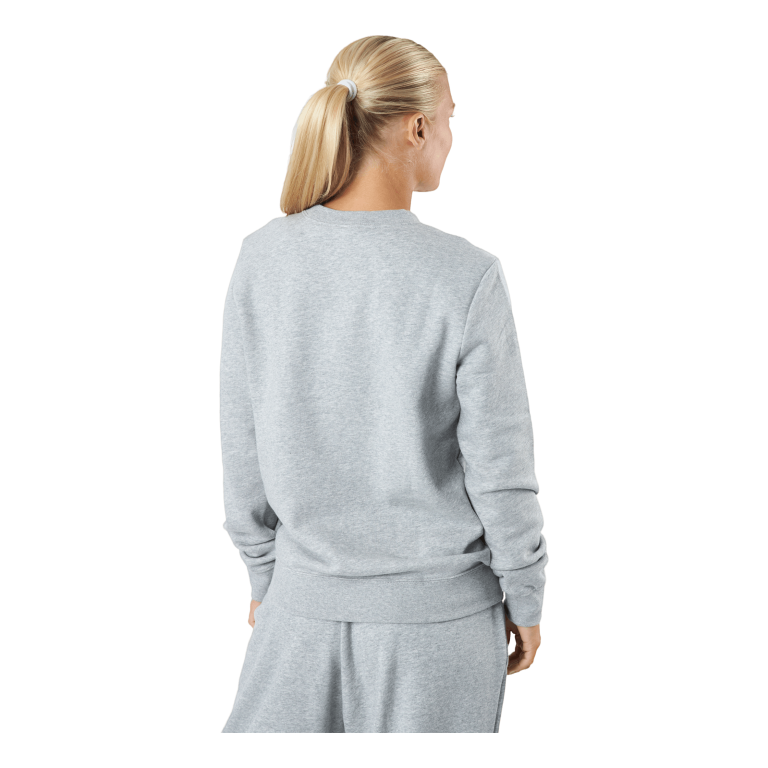 Nike Sportswear Club Fleece Women's Crew DK GREY HEATHER/WHITE 3 Nike Sportswear Club Fleece Women's Crew DK GREY HEATHER/WHITE - Bilde 3