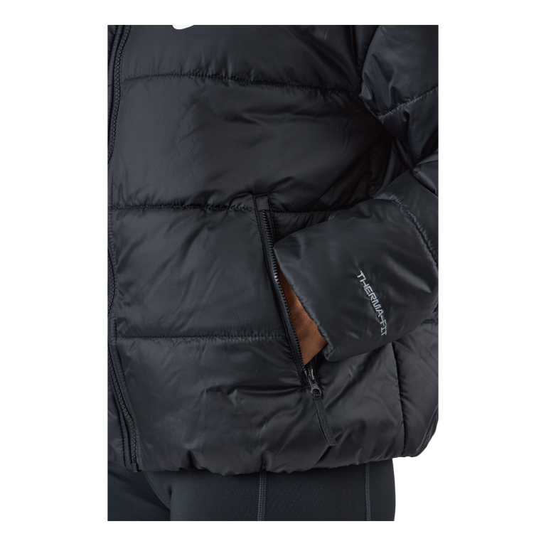 Nike W Nsw Syn Tf Rpl Hd Jkt Black/black/white 5 Nike W Nsw Syn Tf Rpl Hd Jkt Black/black/white - Bilde 5