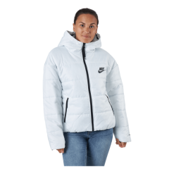 Nike W Nsw Syn Tf Rpl Hd Jkt Summit White/summit White/blac