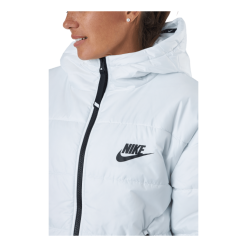 Nike W Nsw Syn Tf Rpl Hd Jkt Summit White/summit White/blac -Billig Jakker butikk 60737 98 004