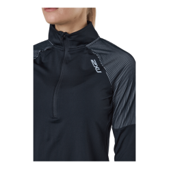 2XU Light Speed 1/2 Zip Black/silver Reflective -Billig Jakker butikk 60738 50 004