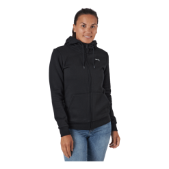 Ess Small Logo Full-zip Hoodie Puma Black-cat
